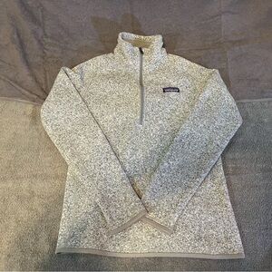 Woman’s Small Patagonia Better Sweater 1/4 Zip Pullover Heathers Grey